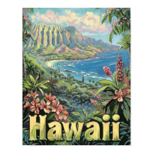 Hawaii Travel Poster Art Print Poster