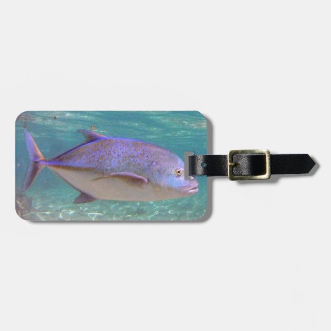 Hawaii Trevally Fish Luggage Tag (Front Horizontal)