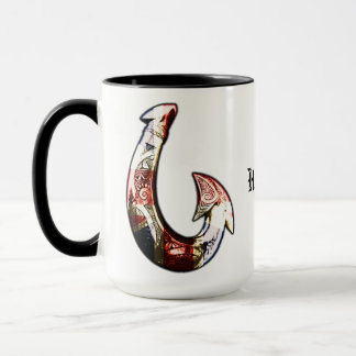 Hawaii Tribal Hook HIFlag Mug