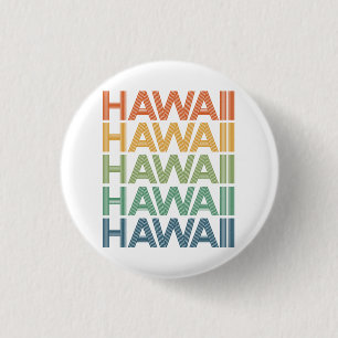 Hawaii Trip Tropical Aloha Hawaii Vacation, Beach 3 Cm Round Badge