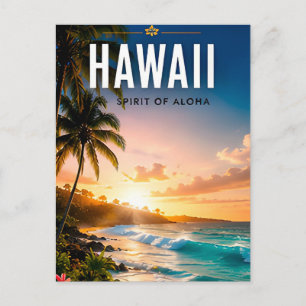 🌺 Hawaii Tropical Beach Escape Coastal Decor 🌊 Postcard