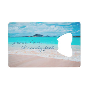 Hawaii Tropical Beach Peace Love Sandy Feet Script
