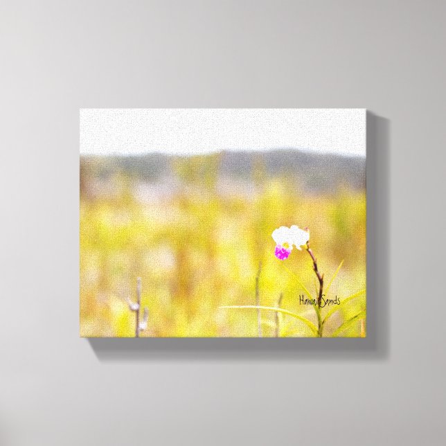 Hawaii Tropical Orchid Volcanoes National Park Canvas Print (Front)