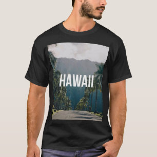 Hawaii Tropical Palm Trees Aesthetic T-Shirt