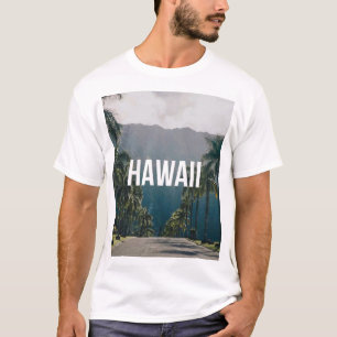 Hawaii Tropical Palm Trees Aesthetic T-Shirt