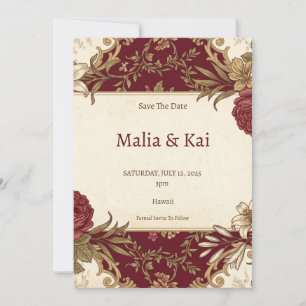Hawaii Tropical Save The Date