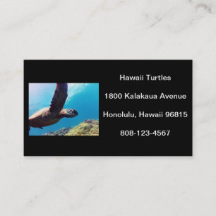 Hawaii Turtle Business Card