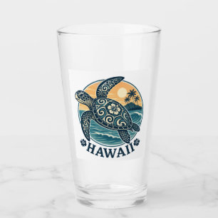 Hawaii Turtle Glass