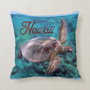 Hawaii Turtle Pillow