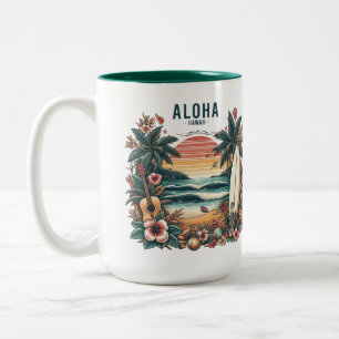 Hawaii Two-Tone Coffee Mug
