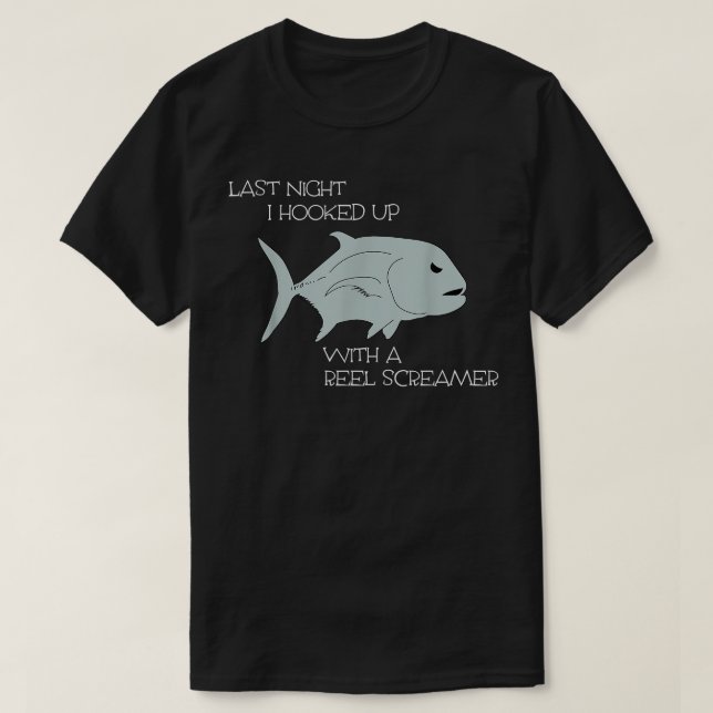 Hawaii Ulua Fishing Giant Trevally Papio  T-Shirt (Design Front)
