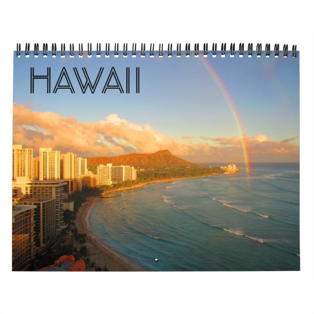 hawaii usa 2026 calendar (Cover)