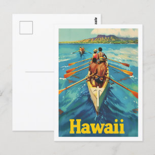 Hawaii USA America Vintage Famous Travel Place Postcard