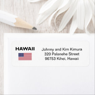 Hawaii USA American Flag Light-Colour