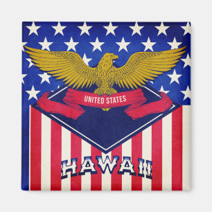 Hawaii USA Flag Magnet