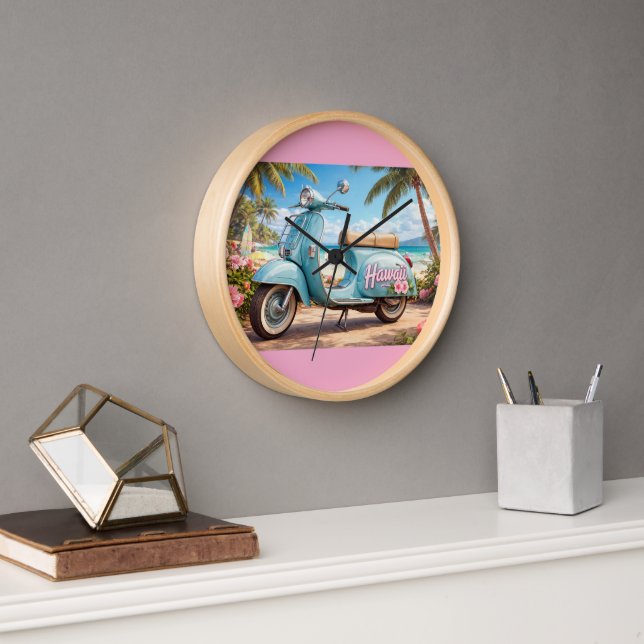 Hawaii Vacation Clock (Office)