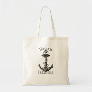 Hawaii Vacation Nautical Anchor Sailing Tote Bag