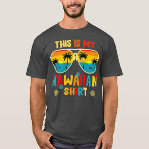 Hawaii Vacation This Is My Hawaiian Shirt Summer L