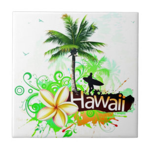 Hawaii Vacation Travel Souvenir Tile