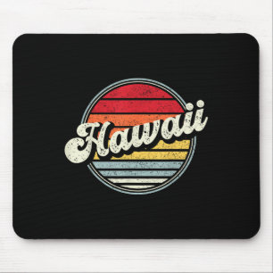 Hawaii Vintage Sports Design Hawaiian Islands Hi T Mouse Mat