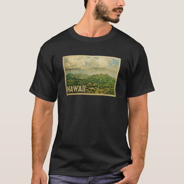Hawaii Vintage Travel T-shirt (Front)
