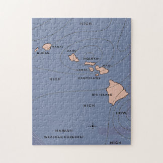 Hawaii Vintage weather forecast Jigsaw Puzzle