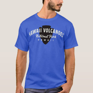 Hawaii Volcanoes National Park Arched Text Tan T-Shirt