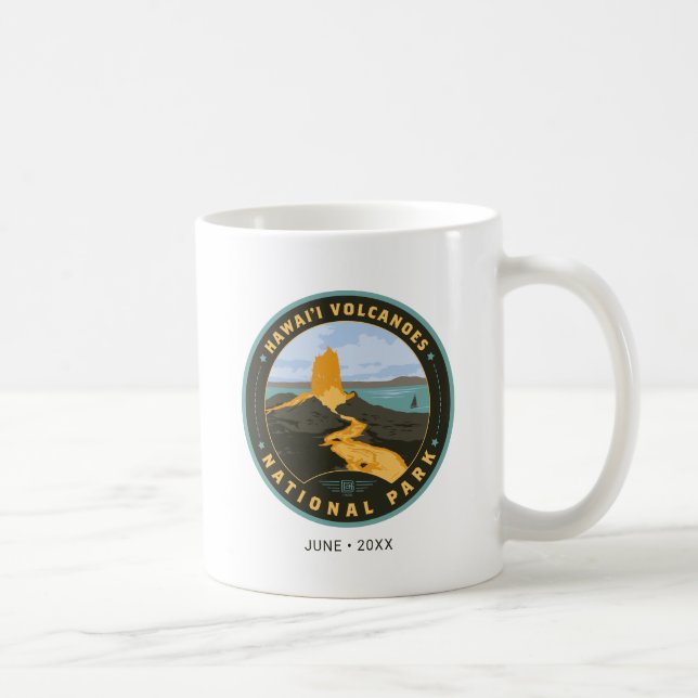 Hawaii Volcanoes National Park Coffee Mug (Right)