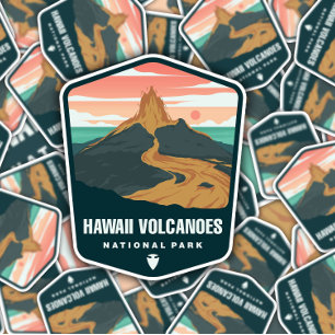 Hawaii Volcanoes National Park   Die-Cut Sticker