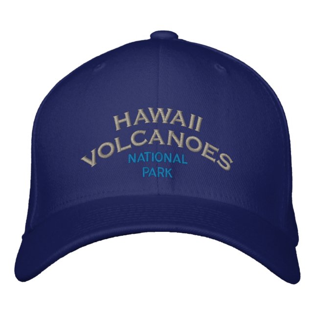 Hawaii Volcanoes National Park Embroidered Hat (Front)