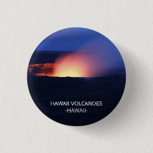 Hawaii Volcanoes National Park Hawaii bucket list 3 Cm Round Badge