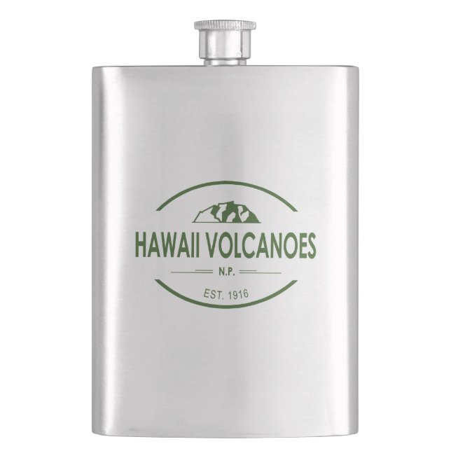 Hawaii Volcanoes National Park Hip Flask (Front)