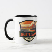 Hawaii Volcanoes National Park Illustration Travel