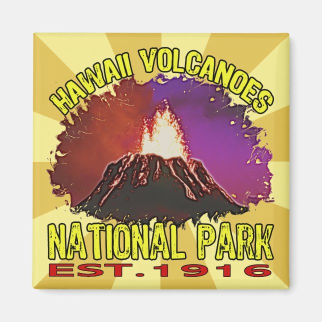 Hawaii Volcanoes National Park Magnet (Front)