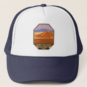 Hawaii Volcanoes National Park Mauna Kea Vintage Trucker Hat