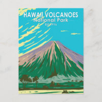Hawaii Volcanoes National Park Mauna Loa Vintage