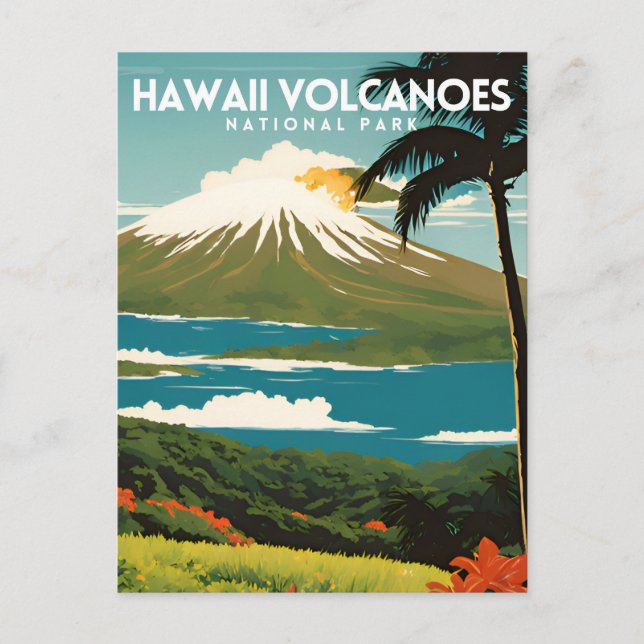 Hawaii Volcanoes National Park Postcard (Front)