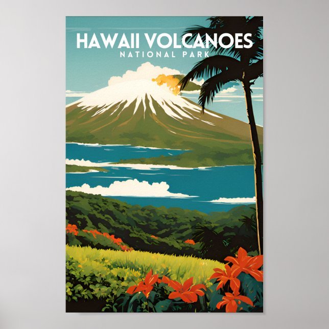 Hawaii Volcanoes National Park Poster (Front)