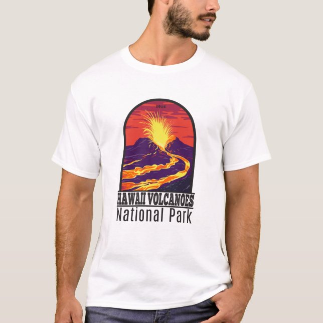 Hawaii Volcanoes National Park Vintage T-Shirt (Front)