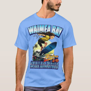 Hawaii waimea bay surfing 80801 TShirt
