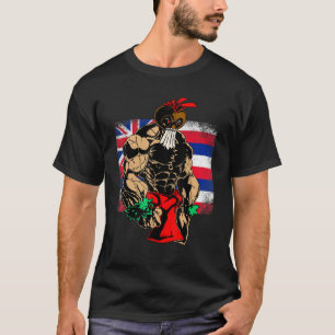Hawaii Warrior Hawaiian Flag Kanaka Maoli Men Wome T-Shirt