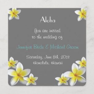 Hawaii Wedding Invitation