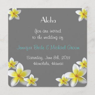 Hawaii Wedding Invitation