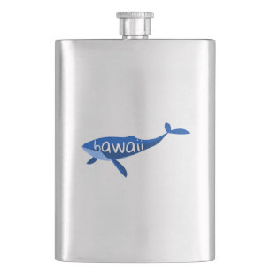 Hawaii Whale Hip Flask
