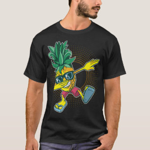 Hawaiian  Aloha  Beaches  Dabbing Pineapple Sungla T-Shirt