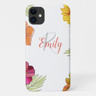 Hawaiian Aloha Floral iPhone 11 Case
