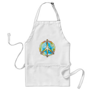 Hawaiian Aloha Flowing to the World Standard Apron