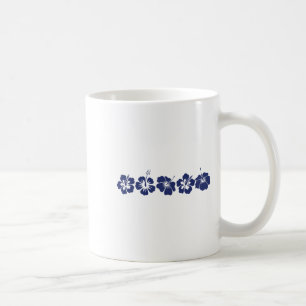 Hawaiian Aloha Hibiscus Flower Hawaii Surfer Vinta Coffee Mug