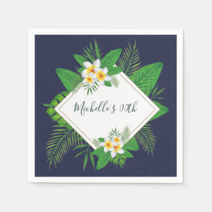 Hawaiian Aloha Luau Birthday Party Napkin