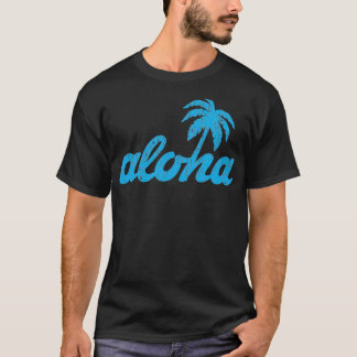 Hawaiian Aloha Palm Tree Vintage Style  T-Shirt